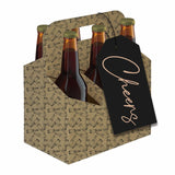 EUROWRAP Cheers Beer Bottle Carrier 22.5x28x15cm - British product