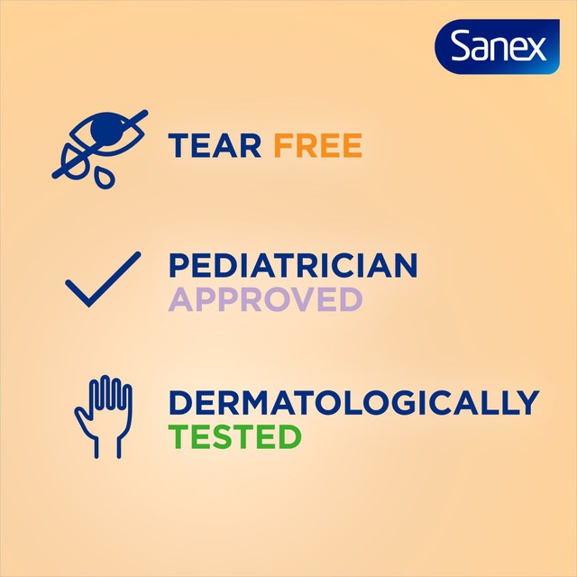 Sanex Zero% Kids Sensitive bubble bath and body wash 450ml (British brand)