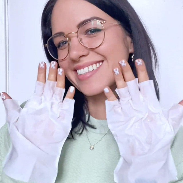 Beauty Pro hand therapy gloves with removable fingertips - British product