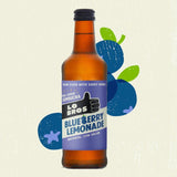 Lo Bros kombucha blueberry lemonade 330ml, UK version
