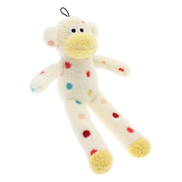 Happy Pet Sock Monkey plush dog toy, UK version