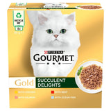 M&S Gourmet Gold Succulent Delights Complete Wet Cat Food 8 x 85g- Buy online at McGrocer