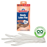 Spontex Latex Free Disposable Gloves 100 Count (British brand)
