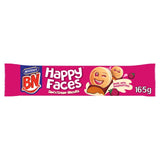 McVitie's BN Happy Faces raspberry cream biscuits 165g, imported from the UK