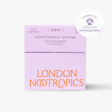 M&S London Nootropics Zen Adaptogenic Coffee with KSM-66 Ashwagandha & L-theanine Adaptogenic Coffee Blend 12 Sachets- Buy online at McGrocer