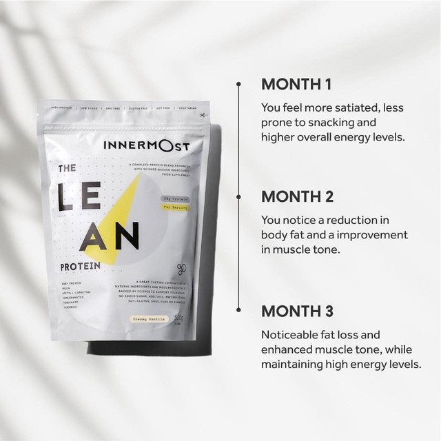 Innermost whey protein powder Vanilla 520g, UK version