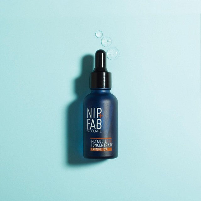 Nip+Fab Glycolic Fix Extreme Booster 10% serum 30ml, imported from the UK