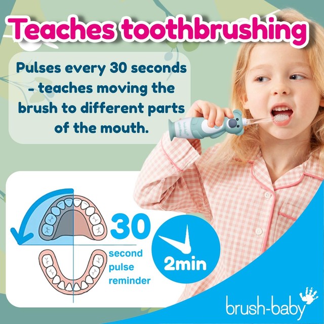 Brush-Baby Kids WildOnes electric toothbrush Kylie Koala - British product