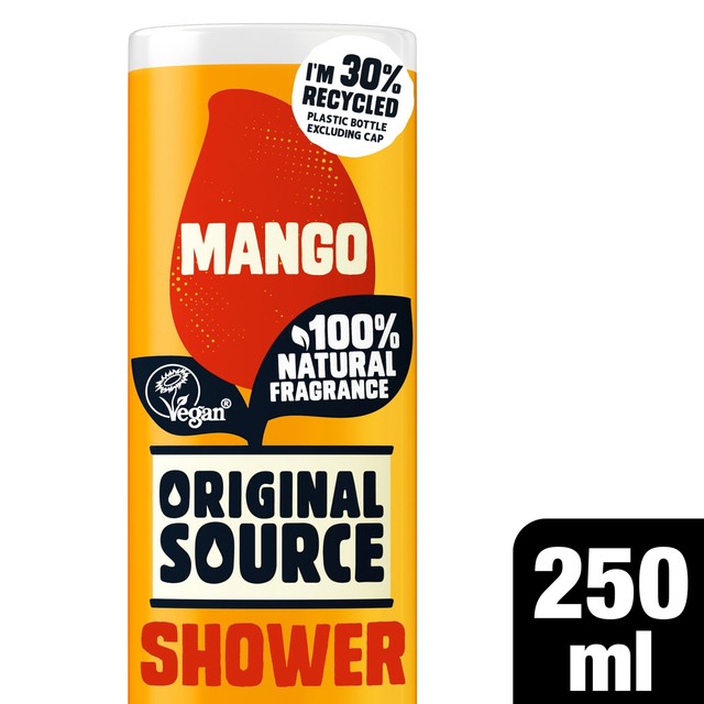 Original Source mango shower gel 250ml, imported from the UK