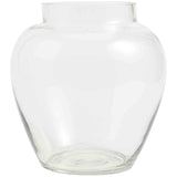 M&S clear glass urn vase medium, imported from the UK