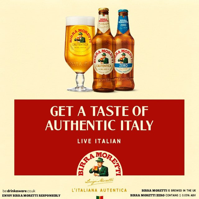 Birra Moretti Lager Beer 660ml - British product