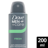 M&S Dove Men+Care Fresh Anti-Perspirant Deodorant Aerosol 200ml- Buy online at McGrocer