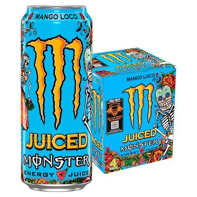 M&S Monster Mango Loco Energy Drink 4 x 500ml- Buy online at McGrocer