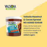 Valsoia hazelnut spread no added sugar 200g, UK version