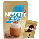 M&S Nescafe Gold Cappuccino Decaf Unsweet Instant Coffee 7 Sachets- Buy online at McGrocer