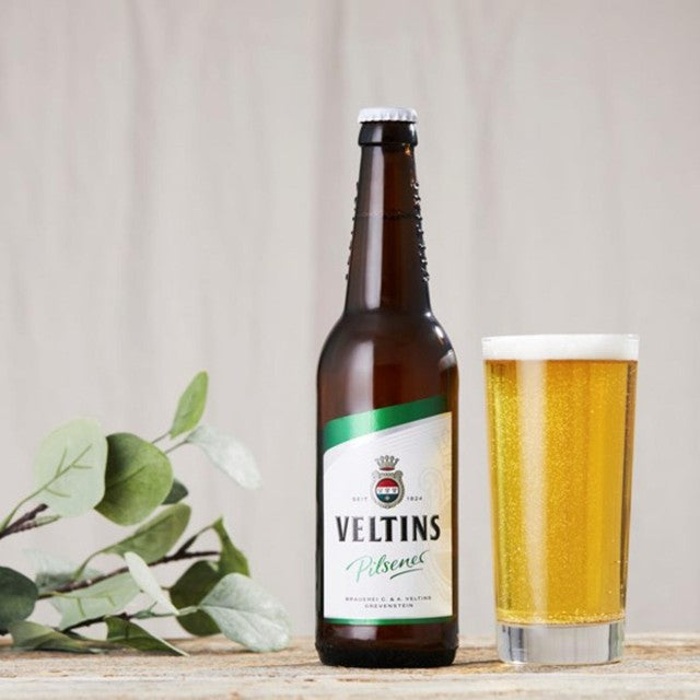 Veltins Pilsner 4.8% beer 500ml (British brand)