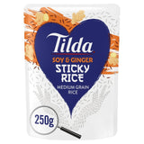 M&S Tilda Microwave Soy Ginger Sticky Medium Grain Rice- Buy online at McGrocer