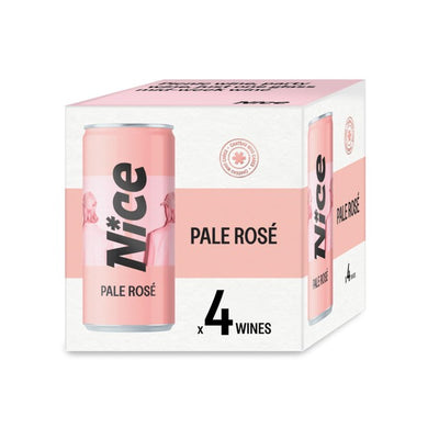 M&S NICE Pale Rosé Canned Wine Multipack 4 x 187ml- Buy online at McGrocer