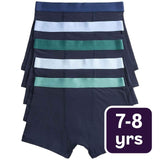 M&S M&S Boys Core Blue/Green Trunks Black Mix Boys' Trunks 7-8 Years- Buy online at McGrocer