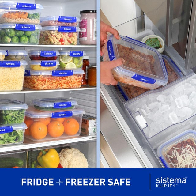 Sistema Klip It Plus food storage containers 3x1L, UK version