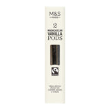 M&S Fairtrade Madagascan vanilla pods 2 pack, imported from the UK
