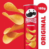 Pringles Original sharing crisps 185g, imported from the UK