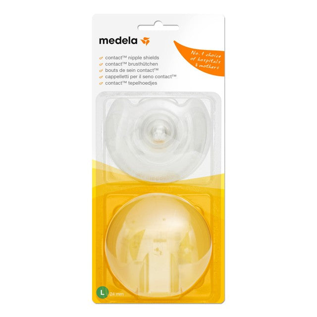 Medela Large Contact Nipple Shield 24mm, imported from the UK