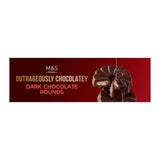 M&S M&S Outrageously Chocolatey Dark Chocolate Rounds Chocolate Biscuits 200g- Buy online at McGrocer