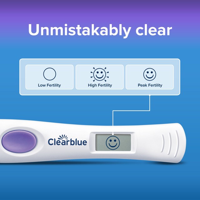 Clearblue Advanced Digital Ovulation Test Dual Hormone 10 tests - British product