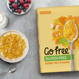 Nestle GoFree Honeynut Flakes breakfast cereal 350g - British product