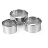M&S Tala Stainless Steel Pastry Cutters Set of 3 Baking Tools- Buy online at McGrocer
