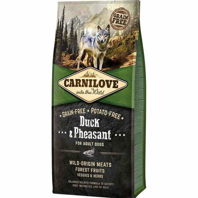 Carnilove Duck & Pheasant Dog Food 1.5kg - British product