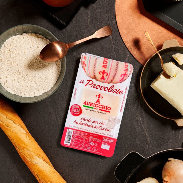 Auricchio Thin Sliced Strong Provolone 100g - British product