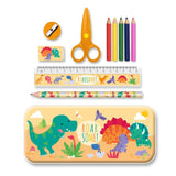 M&S Robert Frederick Dinosaurs Stationery Set Tin- Buy online at McGrocer
