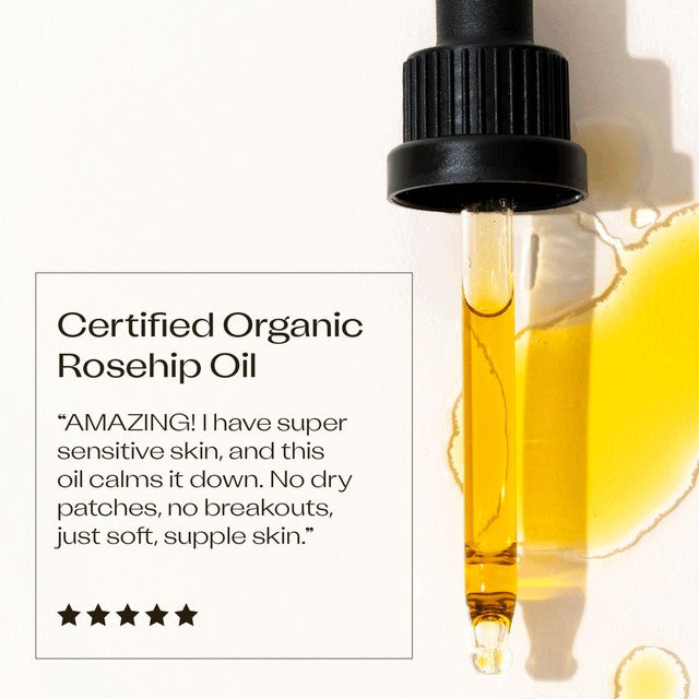 Trilogy Certified Organic Rosehip Oil Bottle 20ml (British brand)