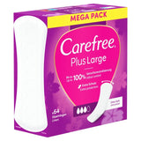 Carefree Plus Large Scented Pantyliners - British product