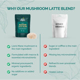 Green Origins Organic Super Mushroom Latte Blend 100g, UK version
