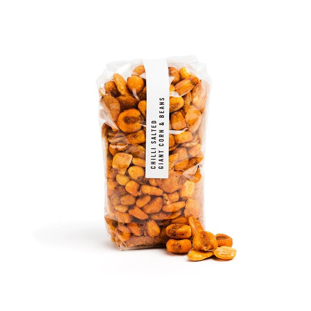 Daylesford Organic chilli salted giant corn and beans snack 150g - British product