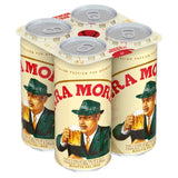 Birra Moretti lager beer 4 x 440ml cans - British product