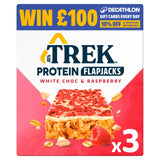 M&S Trek White Chocolate Raspberry Protein Flapjacks 3 x 50g- Buy online at McGrocer