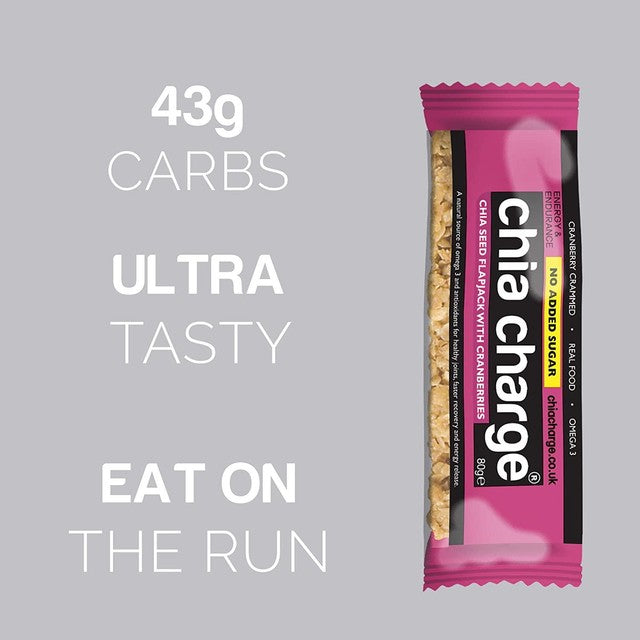 Chia Charge Cranberries Chia Seed Flapjack 80g - British product