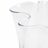 M&S Handkerchief Glass Vase Clear Medium, imported from the UK