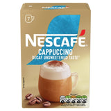 Nescafe Gold decaf unsweet cappuccino coffee 7 sachets, imported from the UK