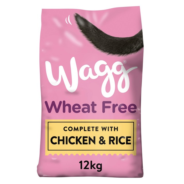 Wagg wheat free chicken and rice dry dog food 12kg (British brand)
