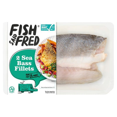 شرائح سمك القاروص ASC من Fish Said Fred 180 جرام - اشترِ عبر الإنترنت من McGrocer