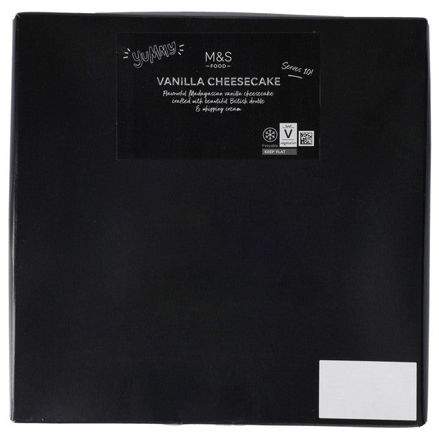 M&S vanilla cheesecake 1kg, imported from the UK