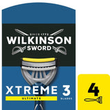 Wilkinson Sword Xtreme 3 Ultimate Plus men's disposable razors (British brand)