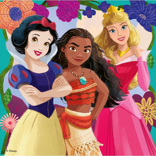 Ravensburger Disney Princess 3x 49 piece jigsaw puzzles, imported from the UK