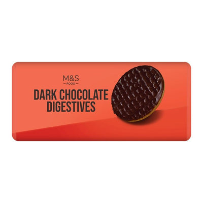 M&S M&S Dark Chocolate Digestive Biscuits 300g- Buy online at McGrocer