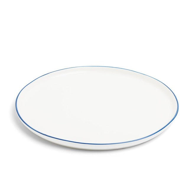 Daylesford Edge Blue dinner plate 27cm - British product